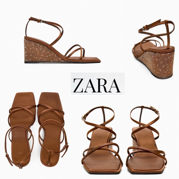 NEW ZARA HEELED WEGED - Picture 11 of 12